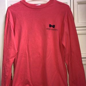 Coral Long Sleeve Simply Southern (S)